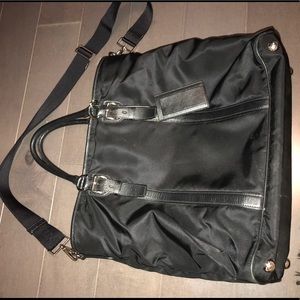 PRADA Men’s Nylon Tote w/Messenger Strap